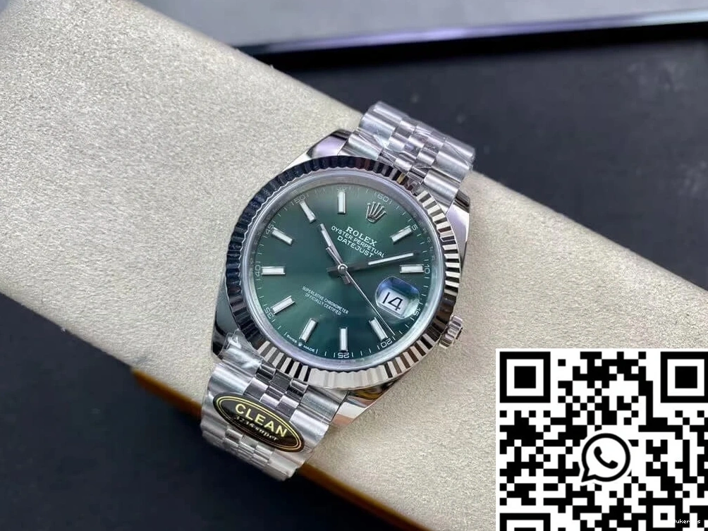 M126334-0027 Clean Datejust Dial Rolex Factory Mint Green 0511